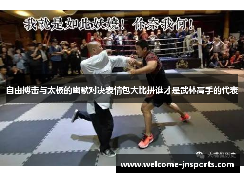 自由搏击与太极的幽默对决表情包大比拼谁才是武林高手的代表
